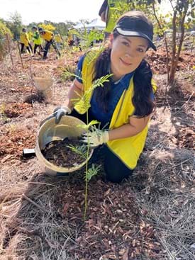 Australian Mutual Bank joins 2025 Greenfleet tree planting day at Lucas Heights