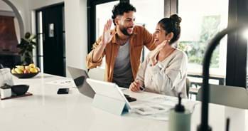 Couple proud of the budget they have set